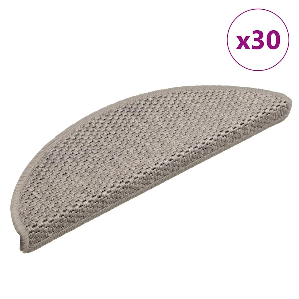 E-shop Multidom Samolepiace nášľapy na schody sisalový vzhľad 30 ks 56x17x3 cm