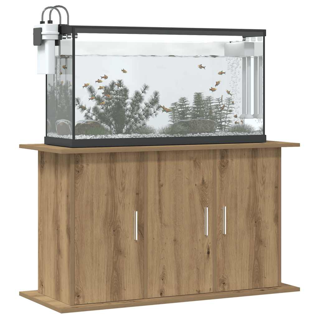 E-shop Multidom Stojan na akvárium, dubový, remeselný, 101x41x58 cm, umelé drevo
