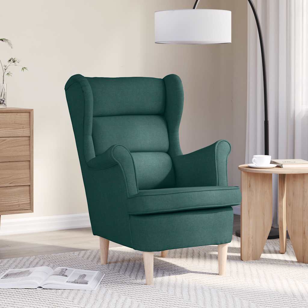 E-shop Multidom Kreslo tmavozelená 74x84x100 cm Látka