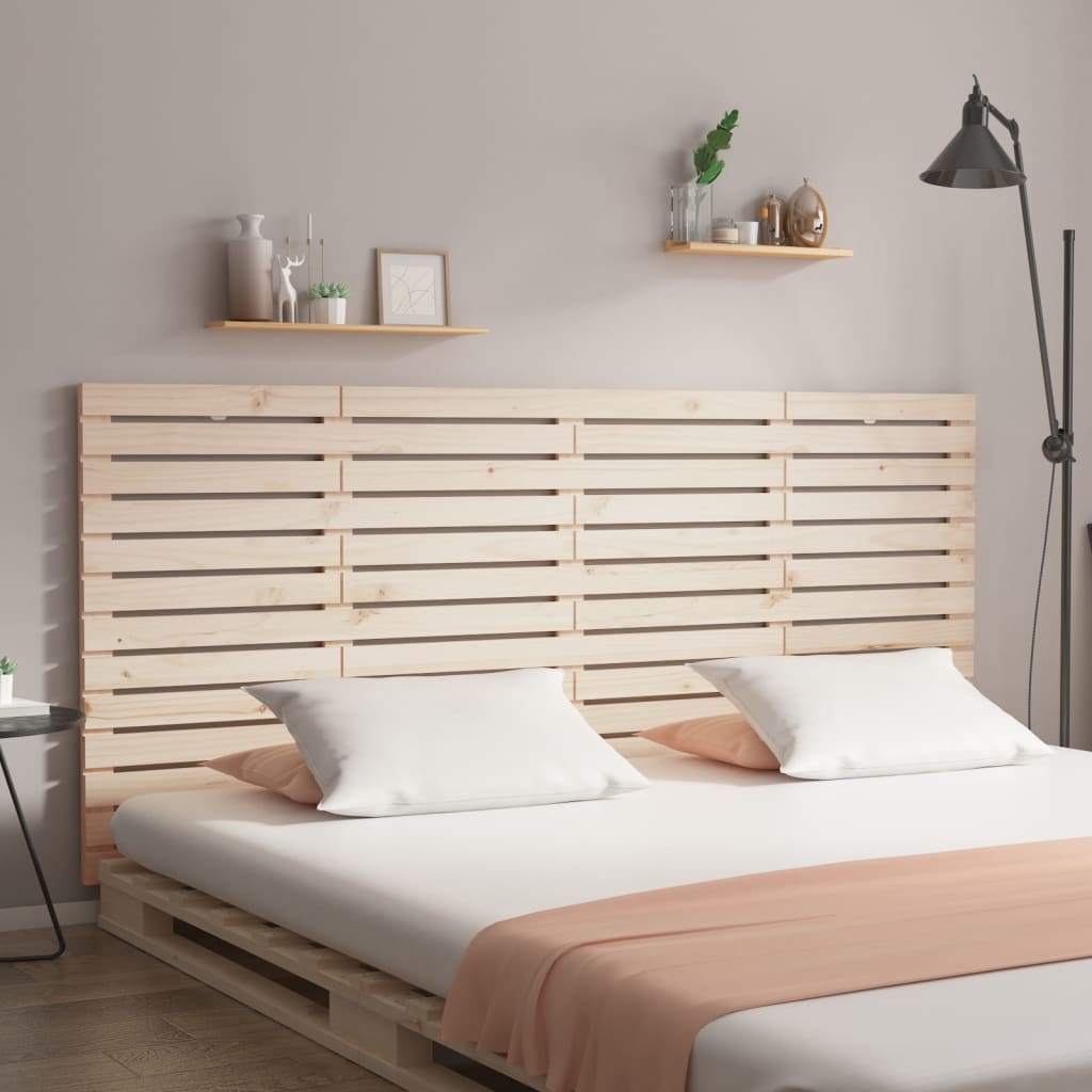 E-shop Multidom Nástenné čelo postele 206x3x91,5 cm masívna borovica