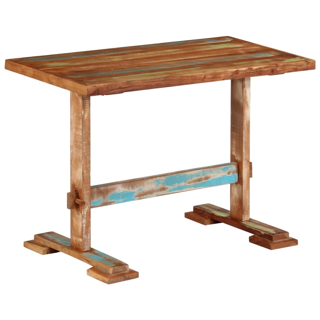 E-shop Multidom Jedálenský stôl 110x55x78 cm, recyklovaný masív