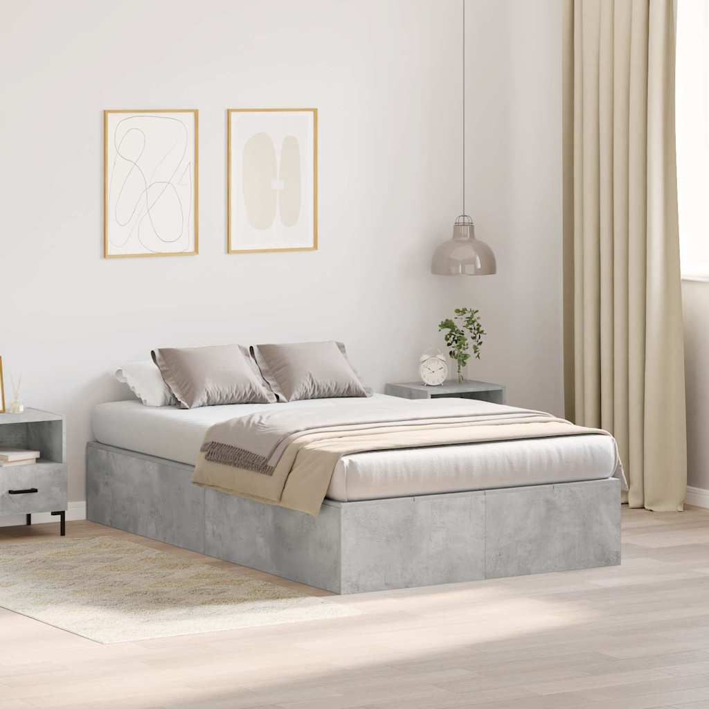 E-shop Multidom Rám postele s úložným prostorem Betónová šedá 120 x 200 cm