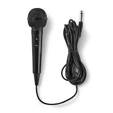 E-shop Nedis MPWD01BK mikrofón -75 dB +/- 3 dB, 80 Hz - 12 kHz, kábel 5 m