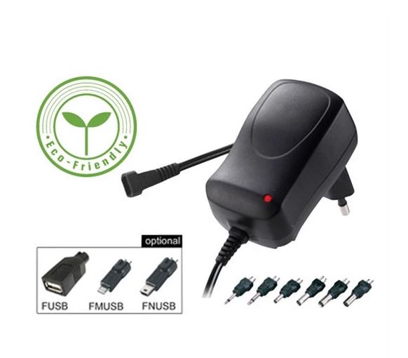 E-shop Adaptér napájecí 3-12V 1000mA Geti GPA10