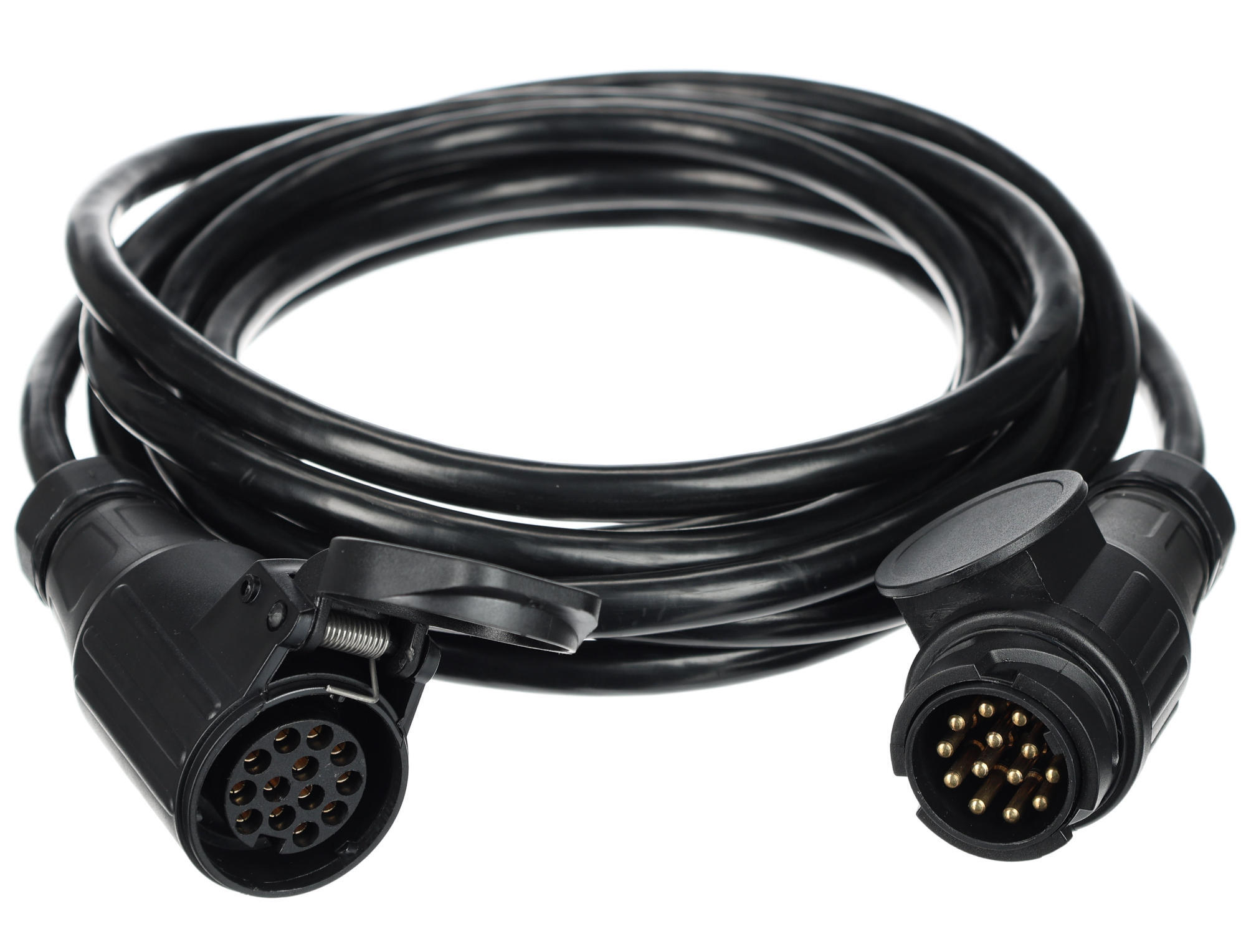 E-shop Prodlužovací 13pin kabel - závěsná zásuvka+zástrčka TRAILER CABLE 8, 12V, 5m SIXTOL