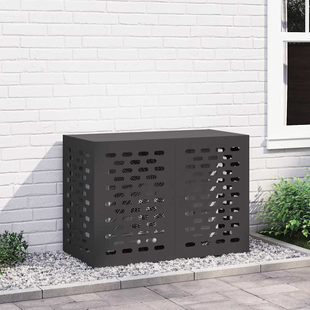 E-shop Multidom Kryt na klimatizáciu Čierna 100 x 50 x 70 cm Oceľ