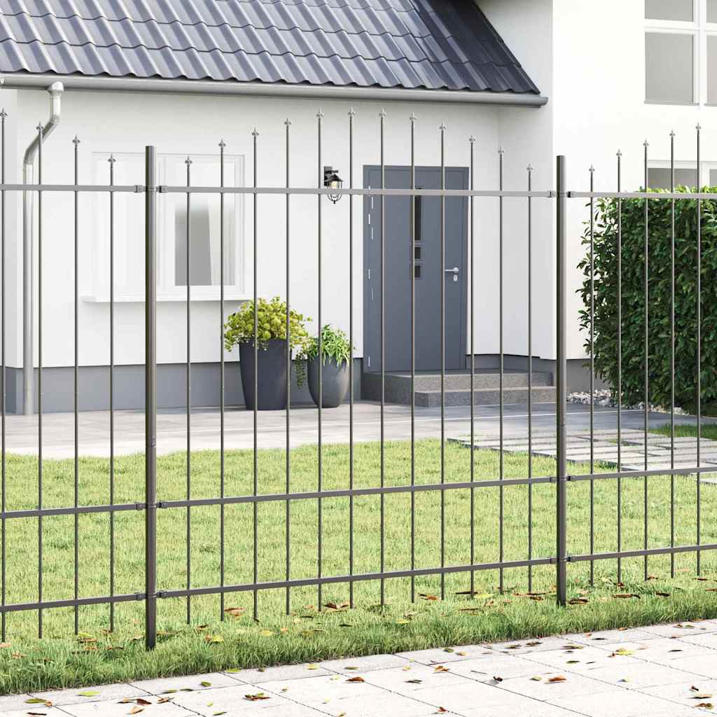 E-shop Multidom Záhradný plot 5 pcs Sivá 170 x 215 cm