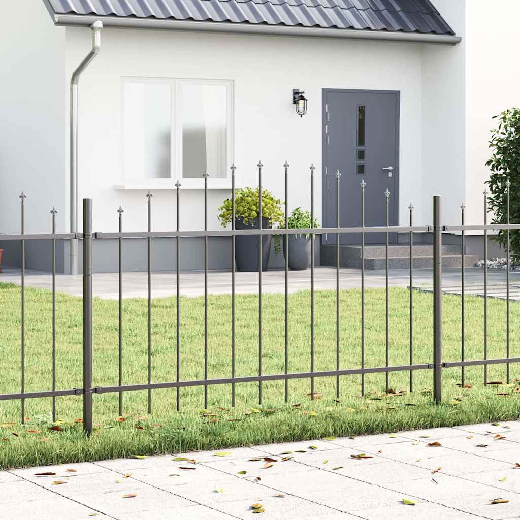 E-shop Multidom Záhradný plot 6 pcs Sivá 170 x 140 cm