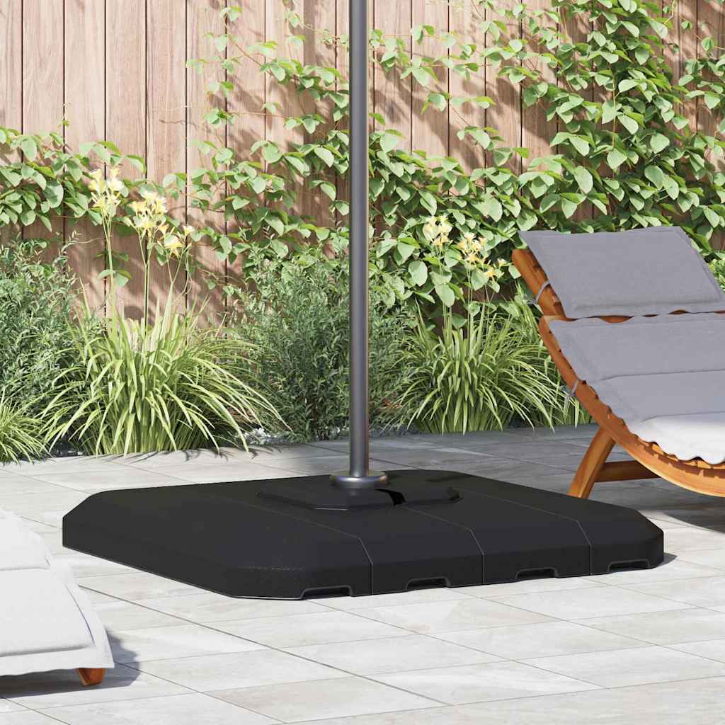 E-shop Multidom Základňa pre bočný slnečník Čierna 98 x 98 x 98 cm