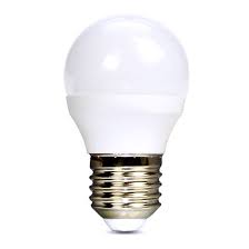 E-shop Solight LED žiarovka, miniglobe, 6W, E27, 6000K, 510lm