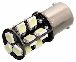 E-shop Žiarovka 19 SMD LED 12V Ba15S s rezistorom CAN-BUS ready biela