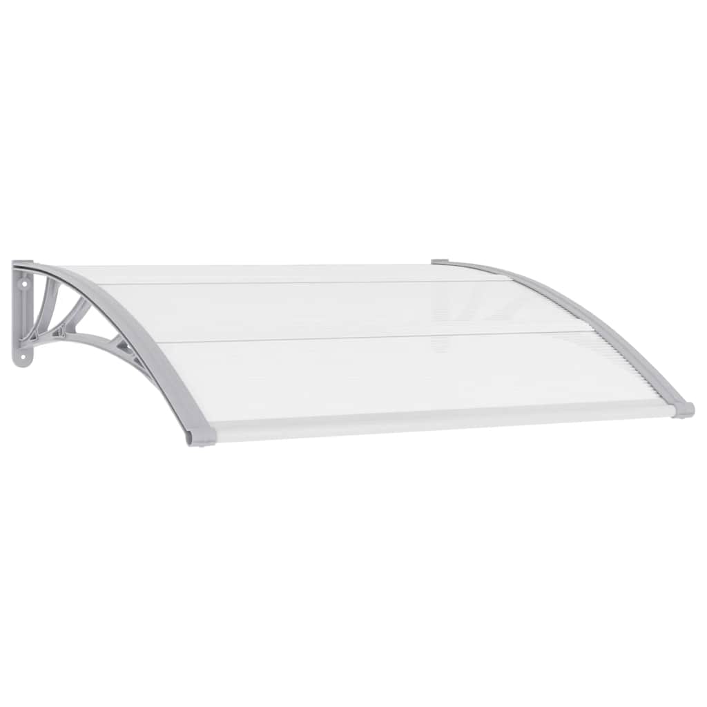 E-shop vidaXL Multidom Vchodová strieška, sivá 120x100 cm, PC
