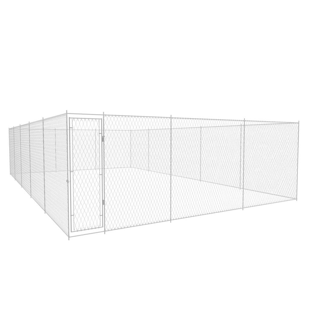 E-shop Multidom Vonkajšia voliéra pre psy, pozinkovaná oceľ 950x570x185 cm