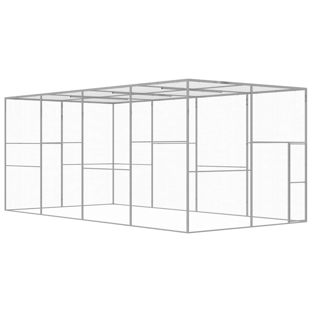 Multidom Klietka pre mačky 6x3x2,5 m, pozinkovaná oceľ