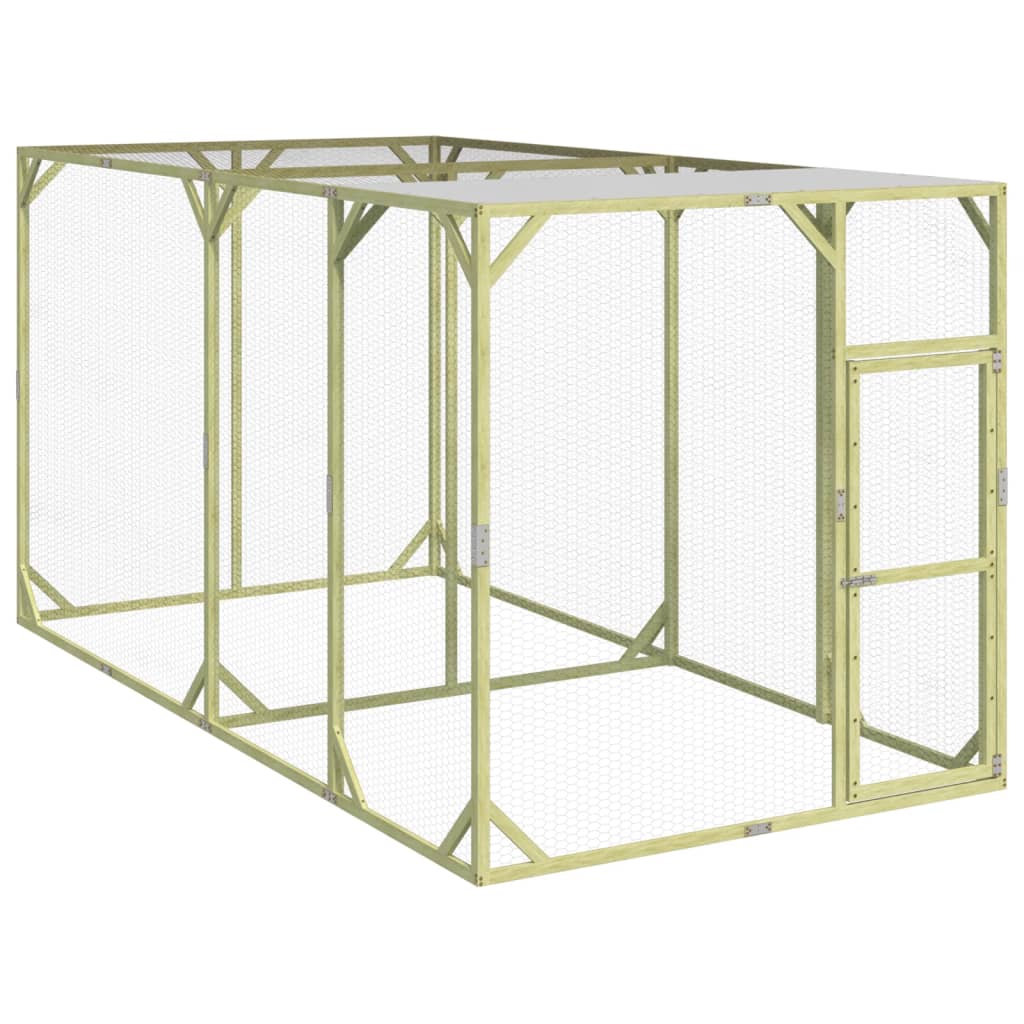 E-shop Multidom Kurník 200x400x200 cm impregnovaná masívna borovica