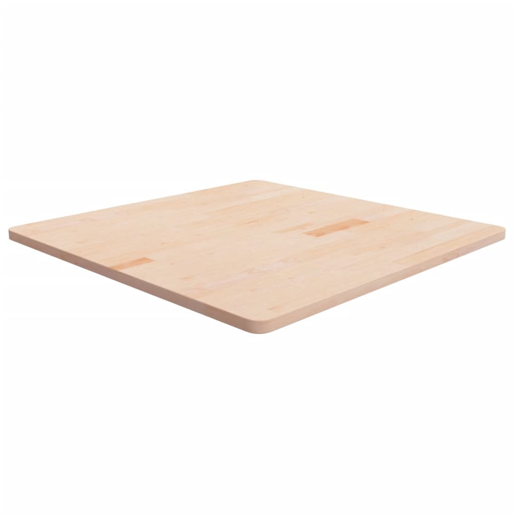 E-shop Multidom Štvorcová stolová doska 90x90x2,5 cm neošetrený dubový masív