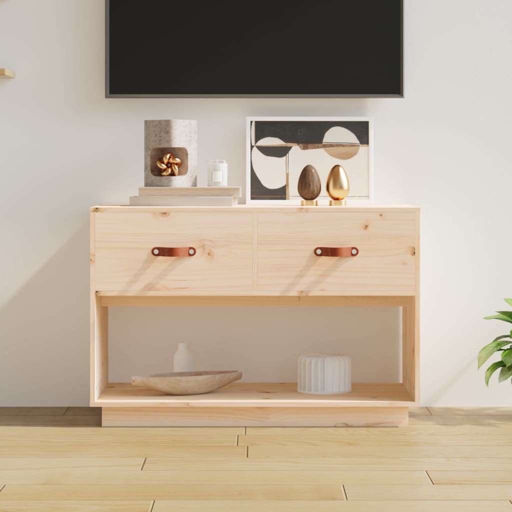 E-shop Multidom TV skrinka 90x40x60 cm masívna borovica