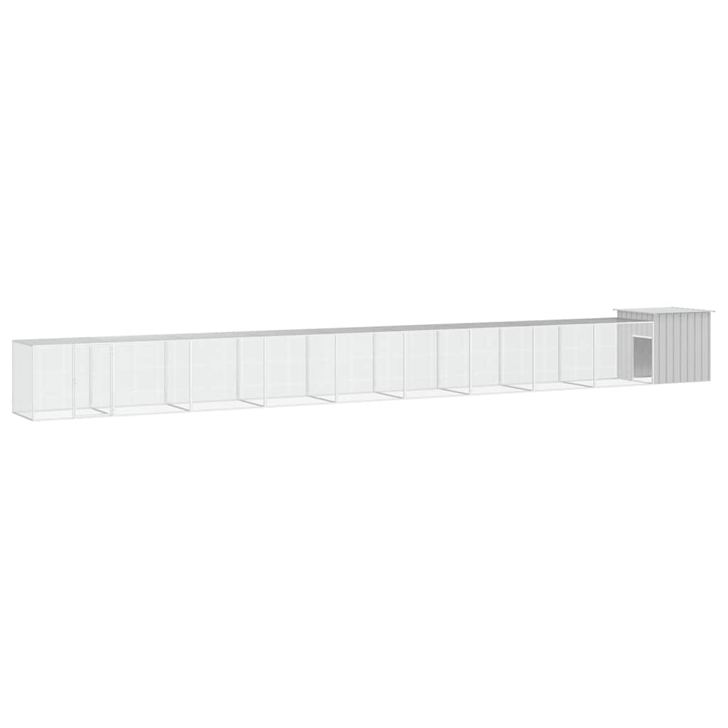 E-shop Multidom Klietka pre kurčatá sivá 1000x91x100 cm pozinkovaná oceľ