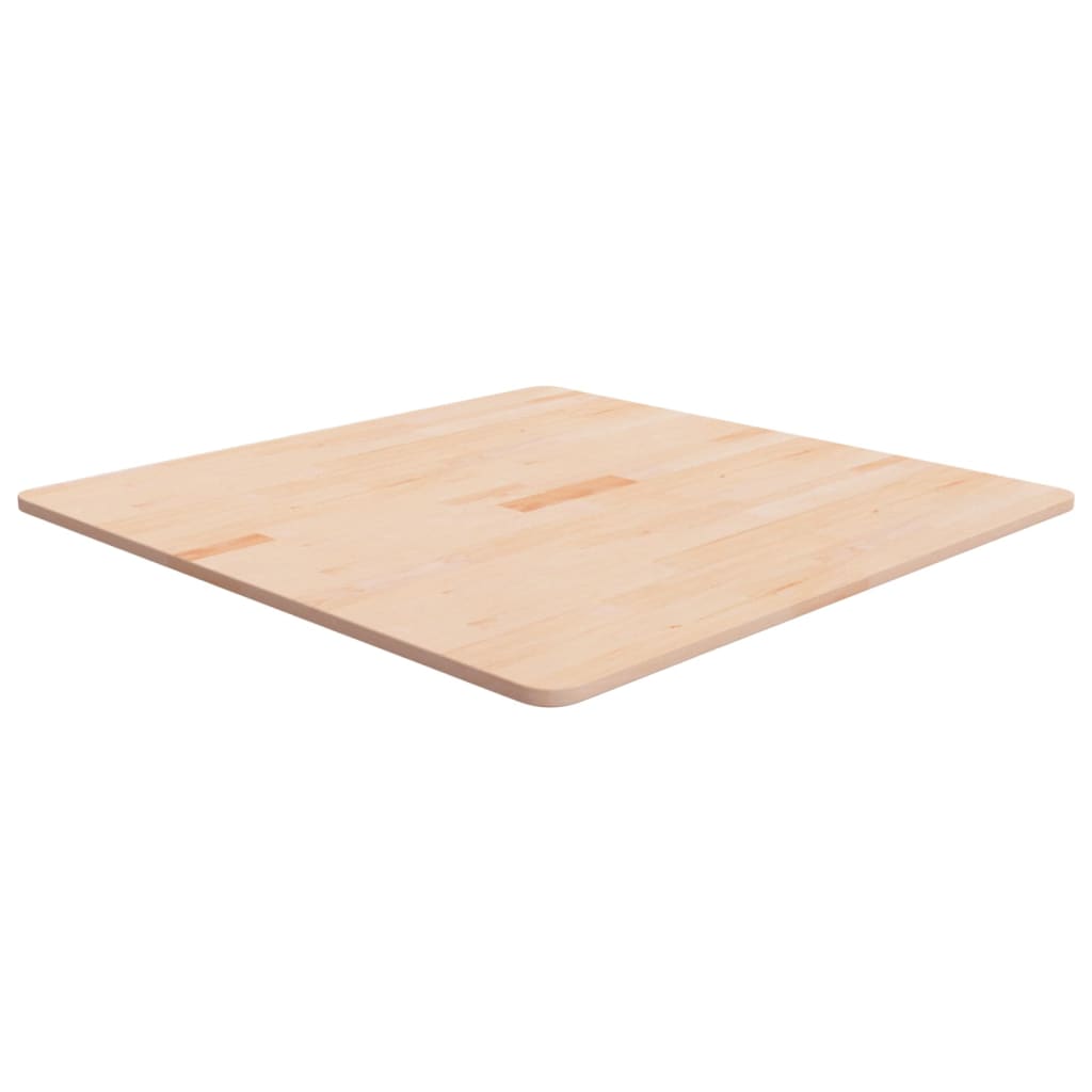 E-shop Multidom Štvorcová stolová doska 80x80x1,5 cm neošetrený dubový masív