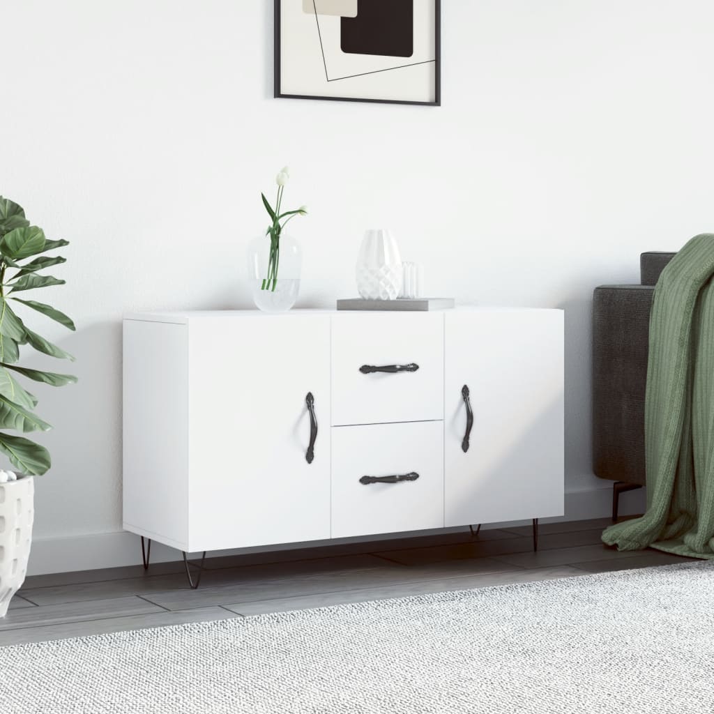 E-shop Multidom Komoda, biela 100x36x60 cm, kompozitné drevo