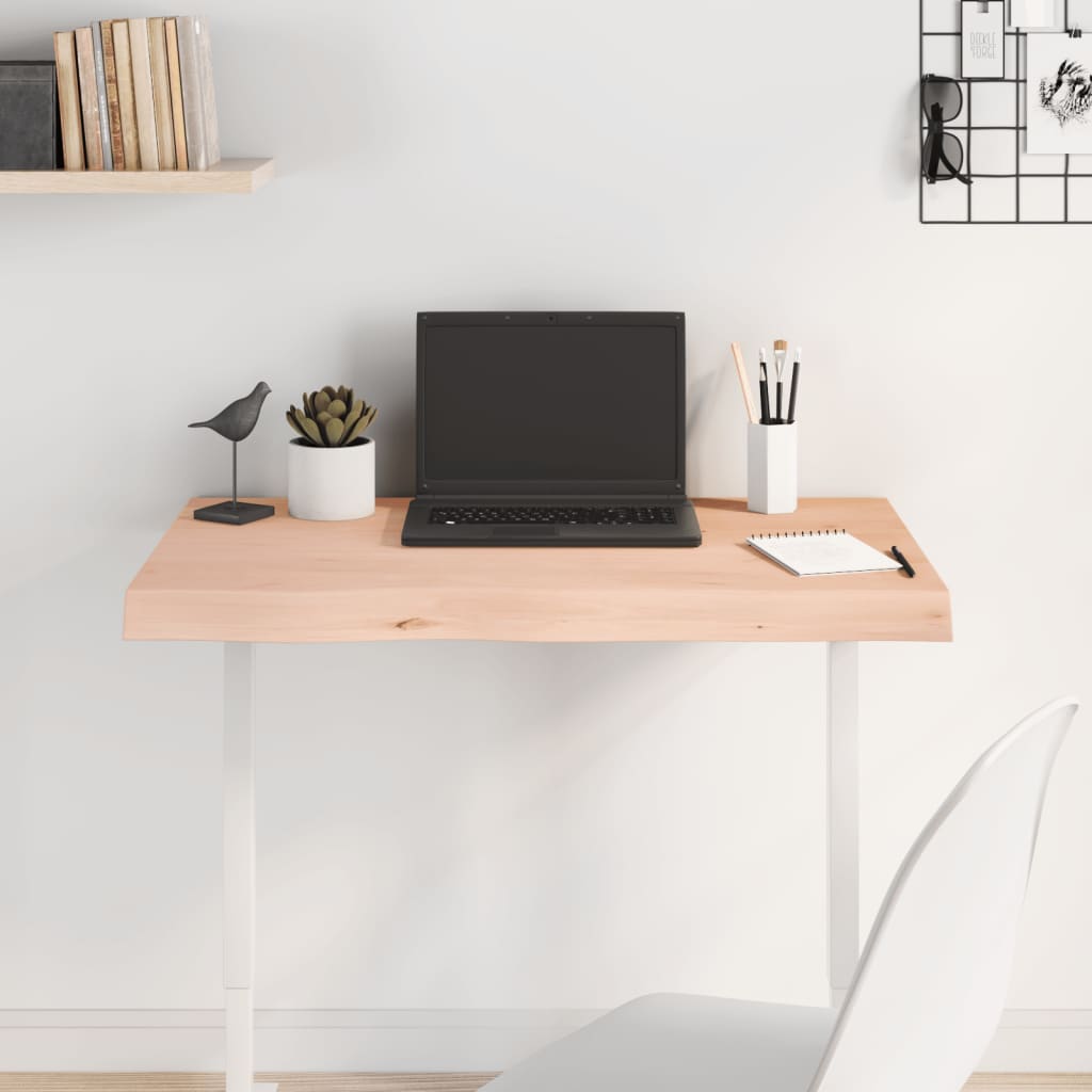 E-shop Multidom Stolová doska 80x50x(2-6) cm neošetrený dubový masív