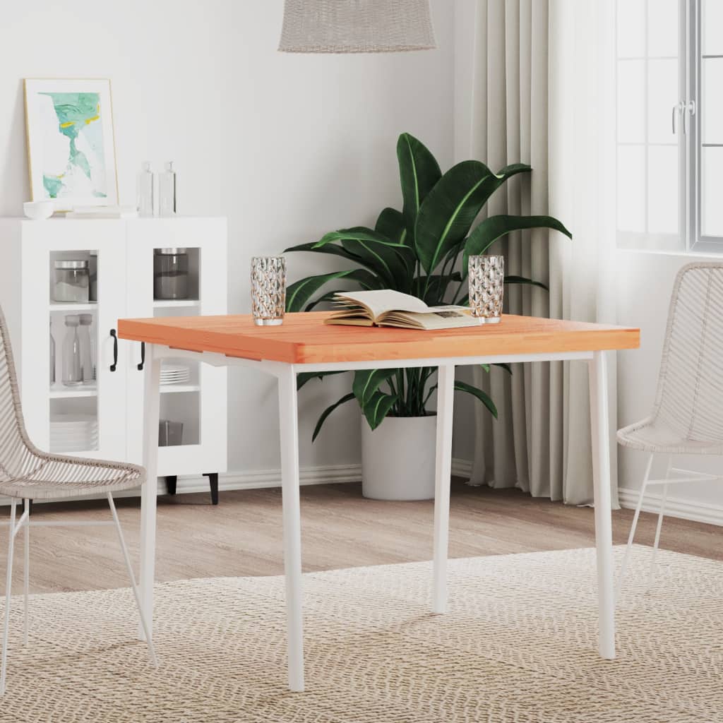 E-shop Multidom Stolová doska 80x80x4 cm štvorcová masívny buk