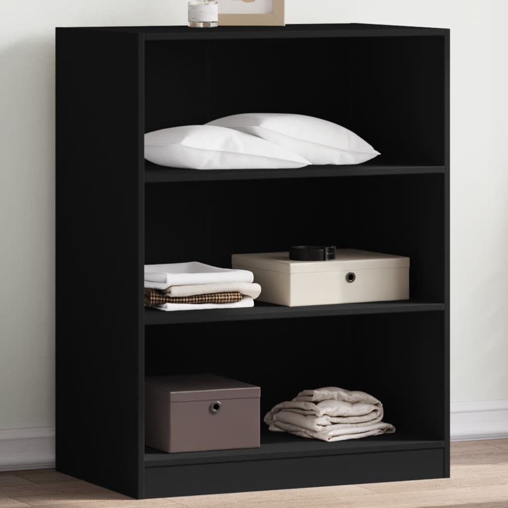 E-shop Multidom Šatník čierny 77x48x102 cm kompozitné drevo