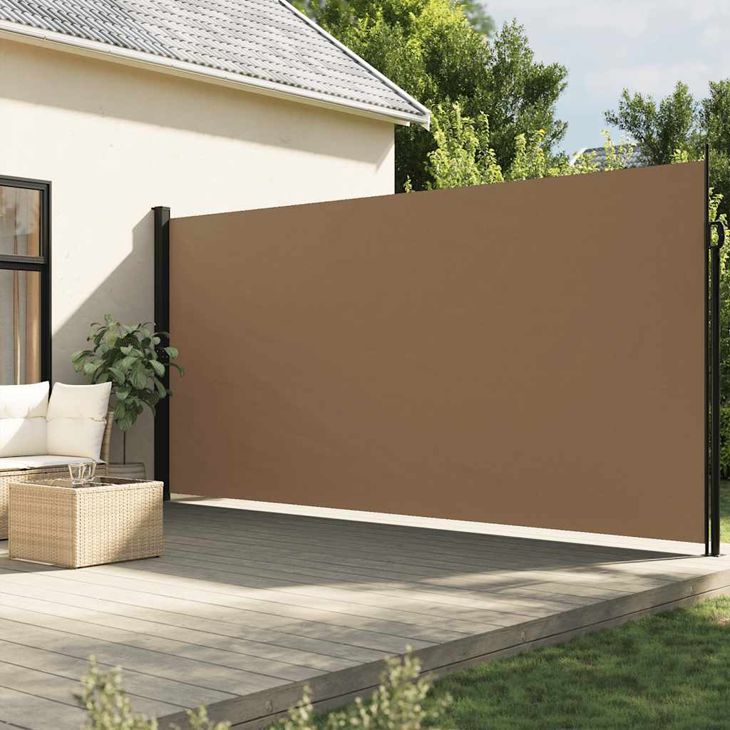 E-shop Multidom Zaťahovacia bočná markíza, sivohnedá 200x300 cm