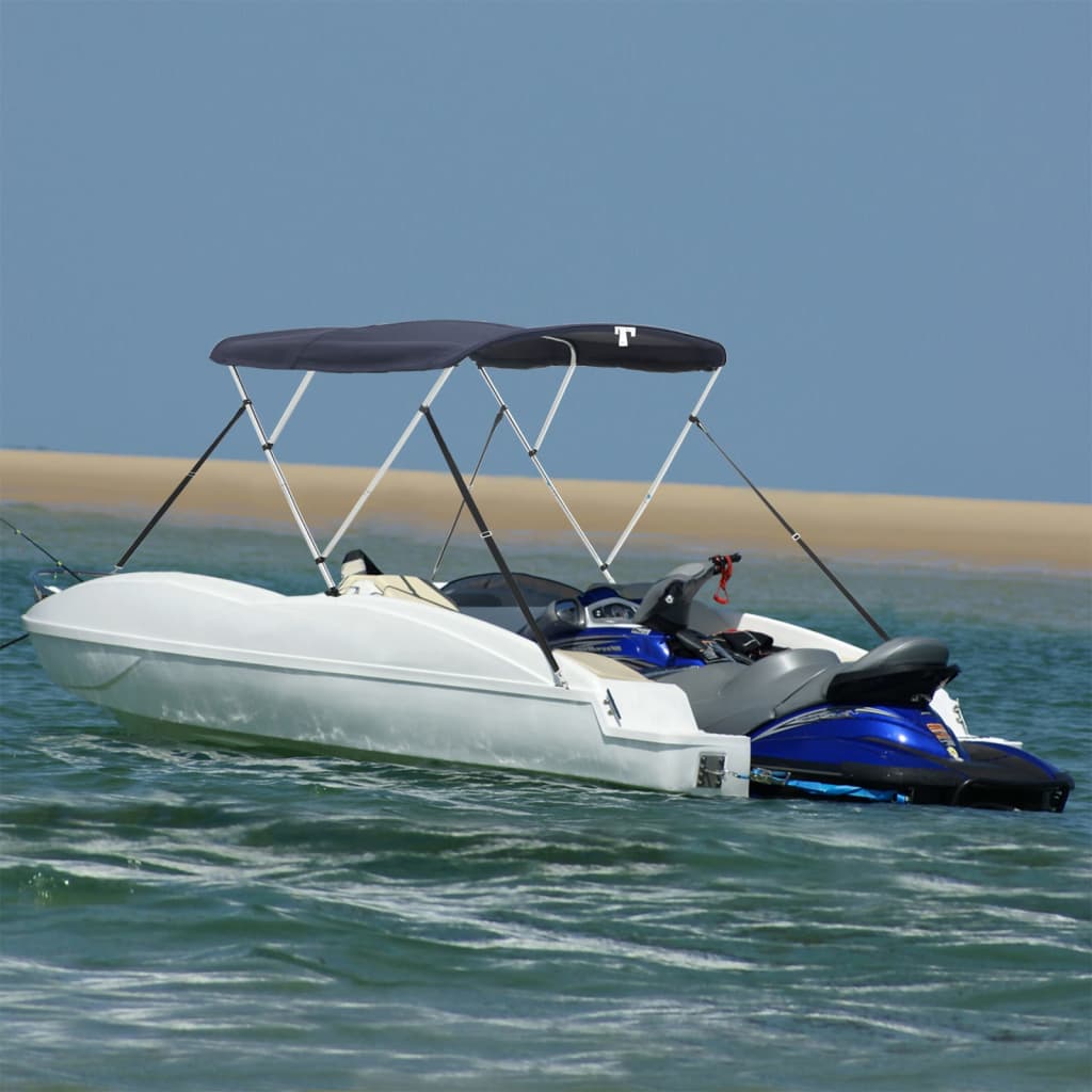 E-shop Multidom Strieška Bimini s 3 oblúkmi a sieť. stenami 183x(185-198)x137cm