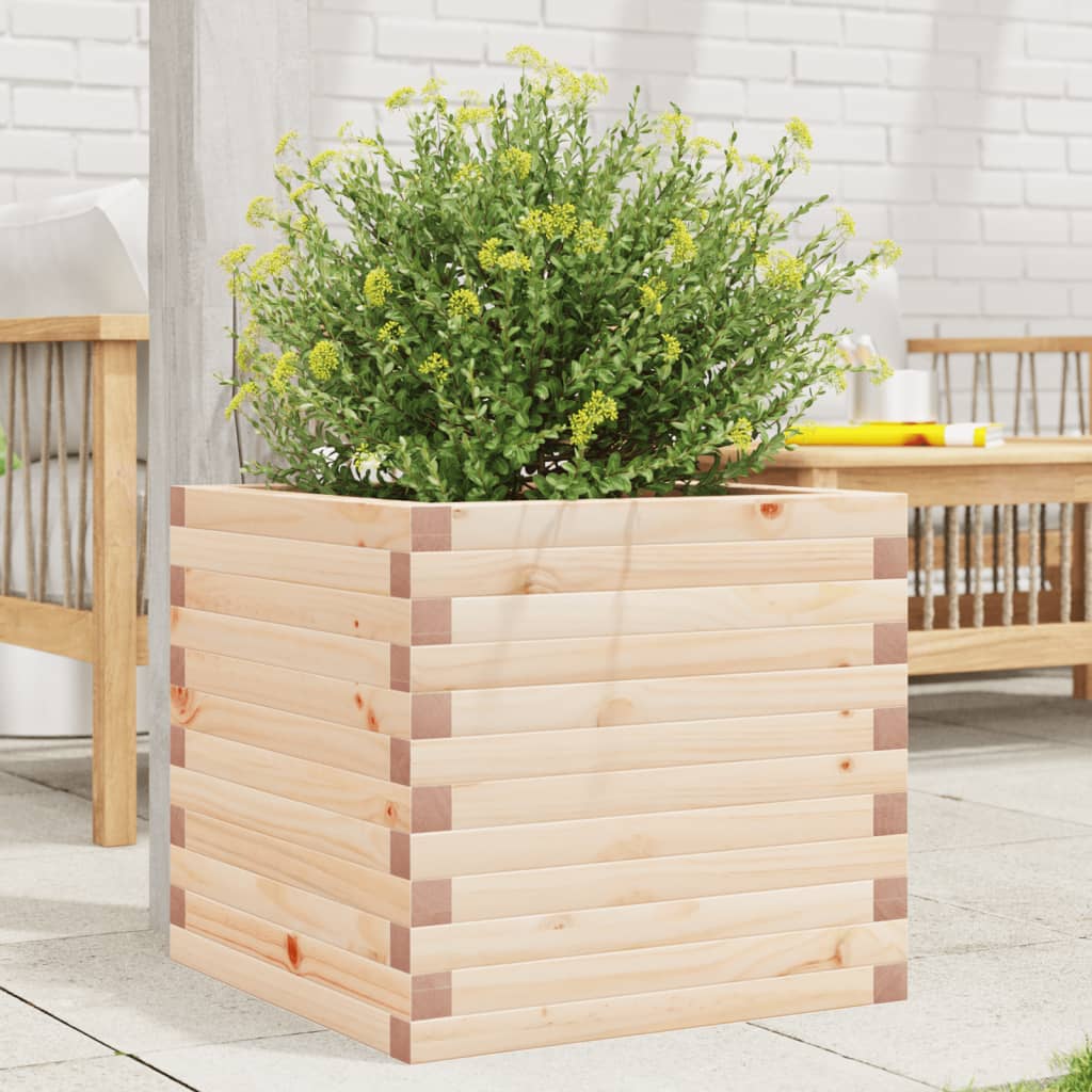 E-shop Multidom Záhradný kvetináč 50x50x45,5 cm masívna borovica