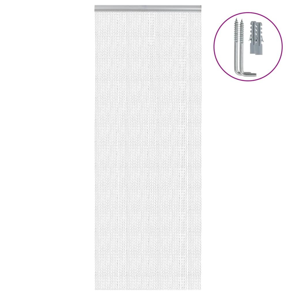 E-shop Multidom Záves na dvere 80x221 cm hliník