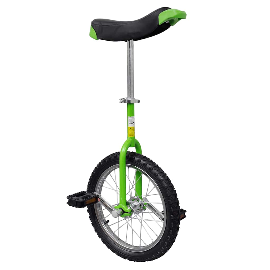 E-shop Multidom Zelená nastaviteľná jednokolka 16''