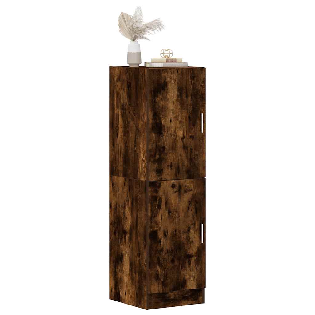 E-shop Multidom Kuchynská skrinka tmavý dub 38x41,5x131,5 cm kompozitné drevo