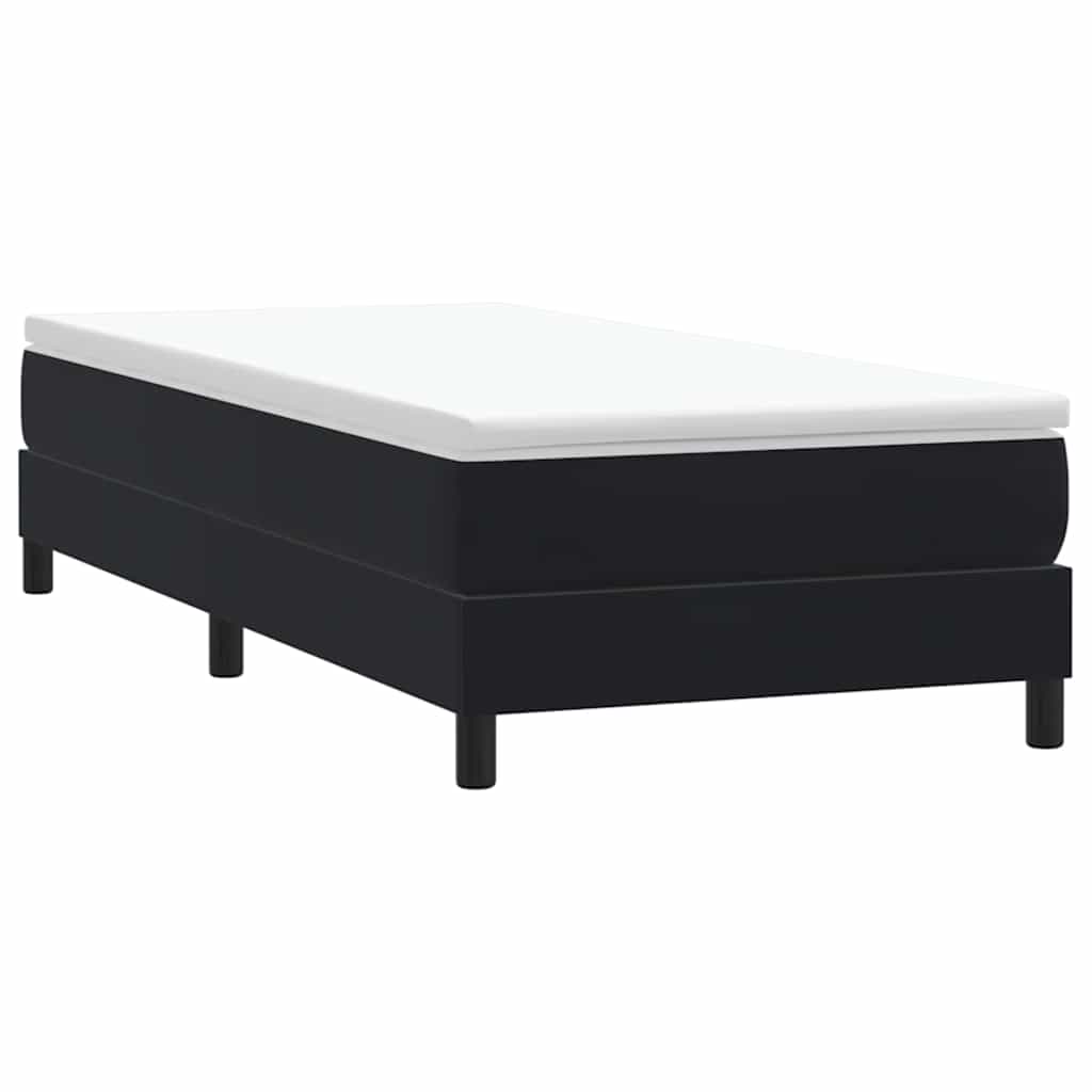 E-shop Multidom Box Spring Posteľ bez matraca Čierna 90x210 cm Zamat