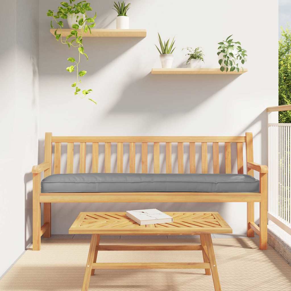 E-shop Multidom Sada vankúšov na palete 2 pcs Sivá 180 x 40 x 8 cm