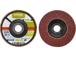 E-shop Extol Craft 260024 – Kotúč lamelový šikmý korundový, P40, 125mm