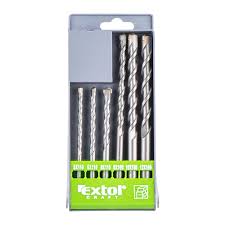 E-shop Vrtáky do betónu s valcovou stopkou, 6-dielna sada, Ø5-12mm, SK, EXTOL CRAFT