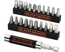 E-shop BLACK & DECKER BLACK+DECKER 21-dielna sada bitov + magnetický držiak A7074