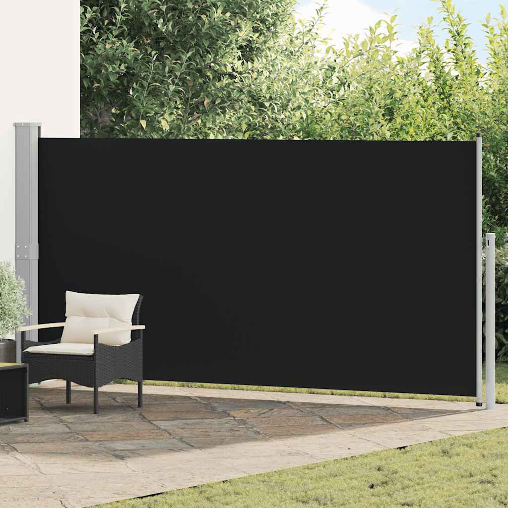 E-shop Multidom Zaťahovacia bočná markíza čierna 160 x 500 cm