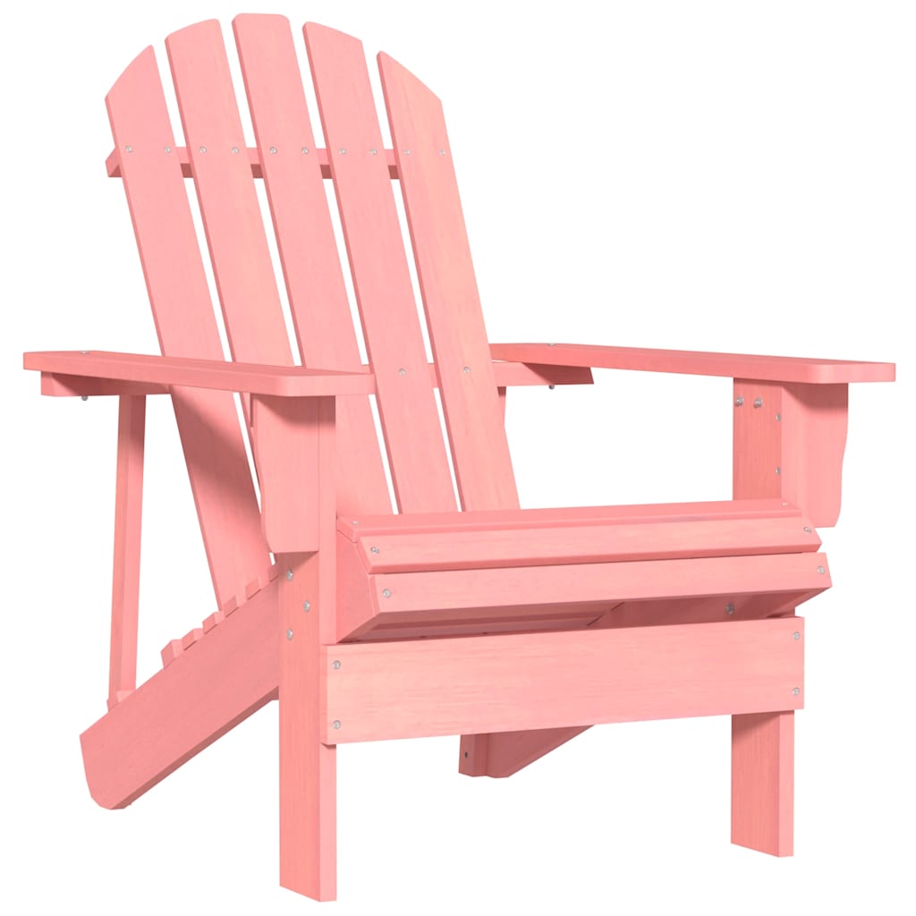 E-shop Multidom Záhradná stolička Adirondack jedľový masív ružová