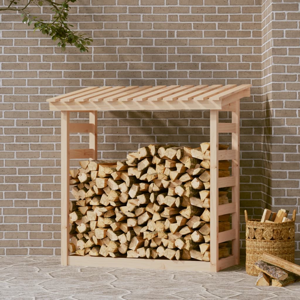 E-shop Multidom Stojan na palivové drevo 108x64,5x110 cm masívna borovica
