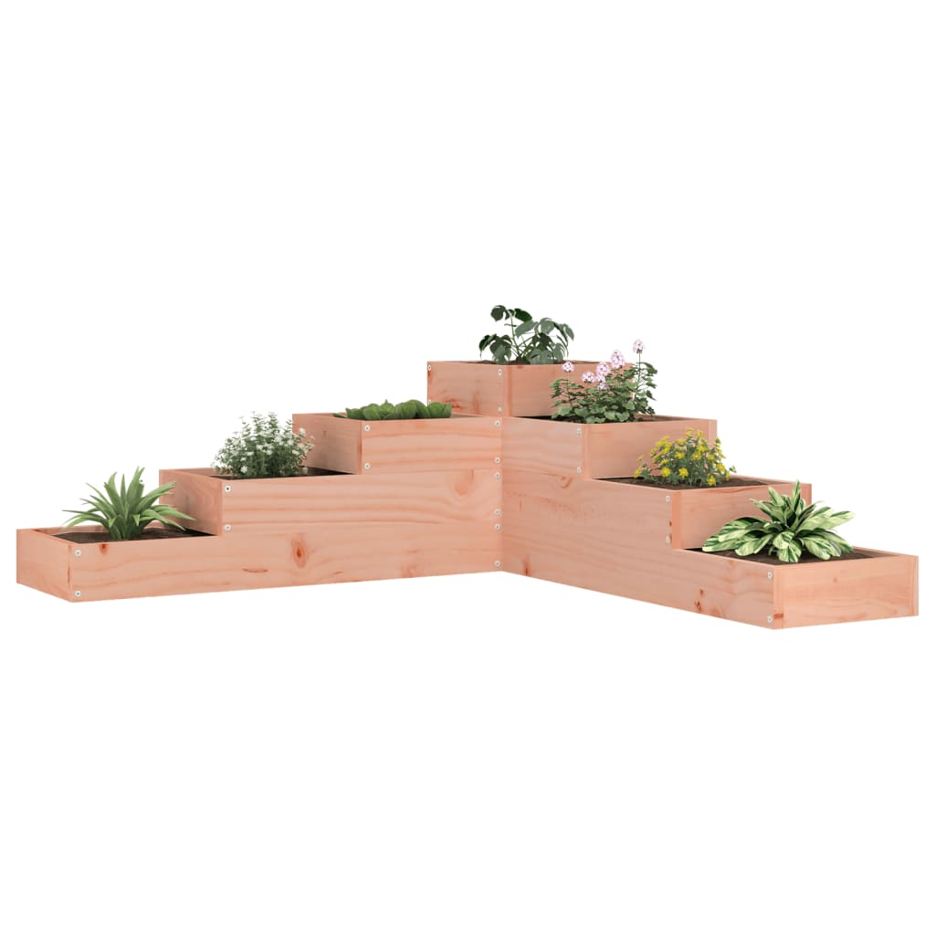 E-shop Multidom Záhradný kvetináč 4-poschodový 106x104,5x36 cm masívne drevo Douglas