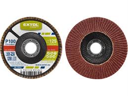 E-shop Kotúč lamelový šikmý korundový, P120, 115mm, EXTOL CRAFT