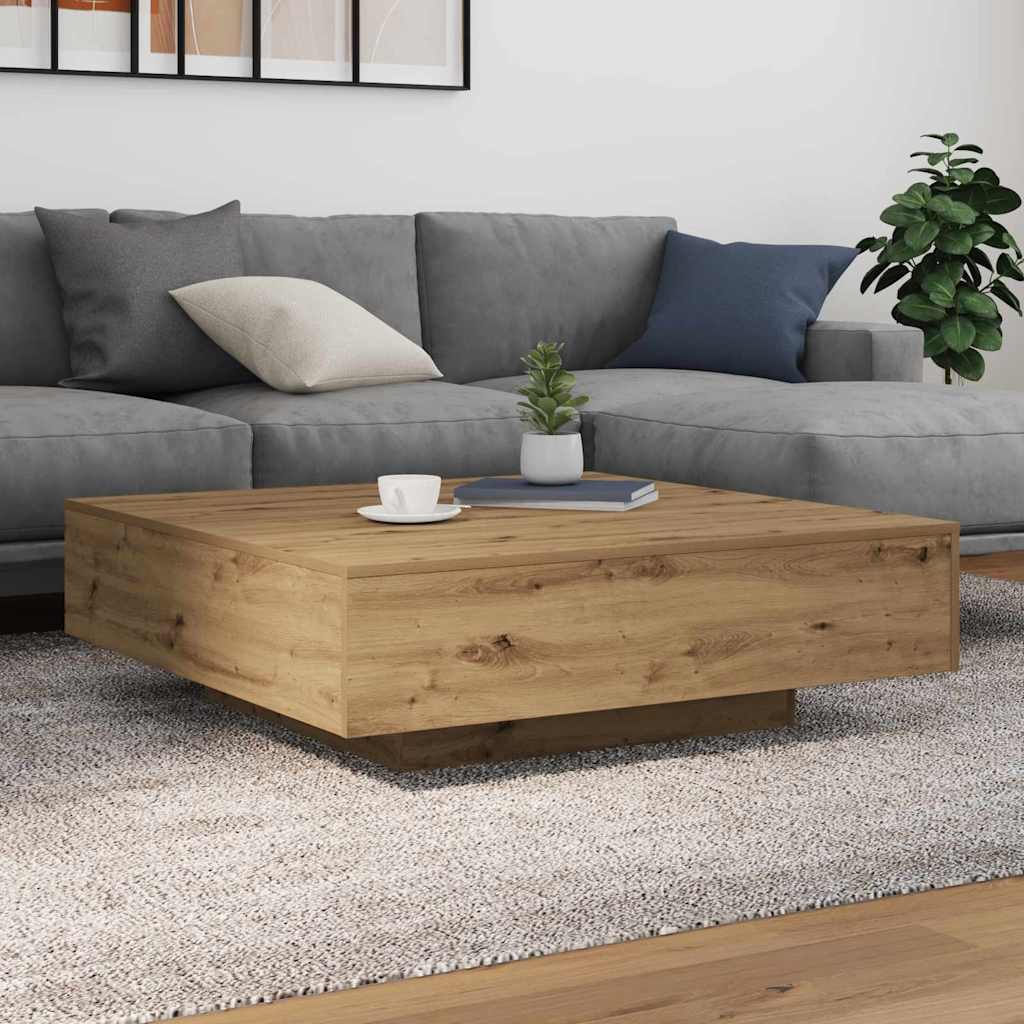 E-shop Multidom Konferenčný stolík Remeselný dub 100 x 100 x 31 cm