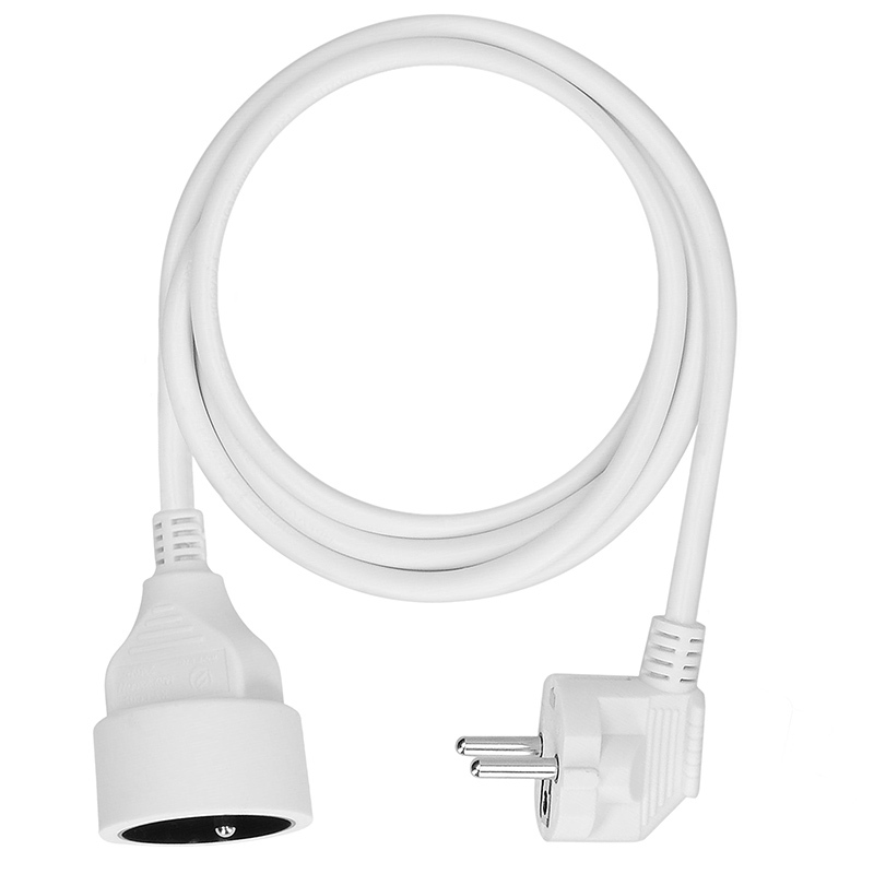 E-shop SOLIGHT Predlžovací kábel 1,5m/1zas 3x1 biely (Solight)