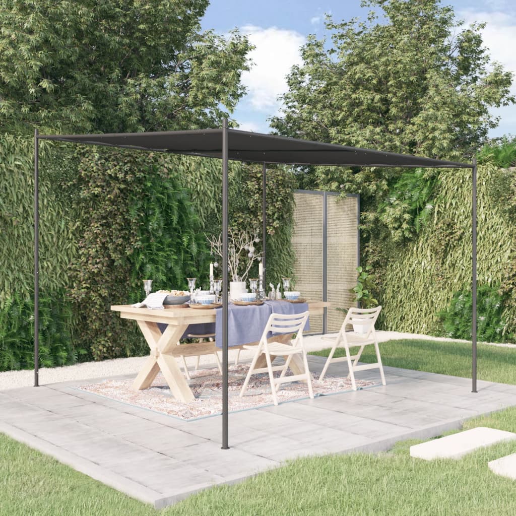 Multidom Altánok antracitový 3 x3 m 180 g/m² látka a oceľ