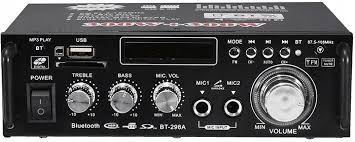RENKFORCE Zosilňovač, rádio, bluetooth, prehrávač MP3, karaoke BT-298A