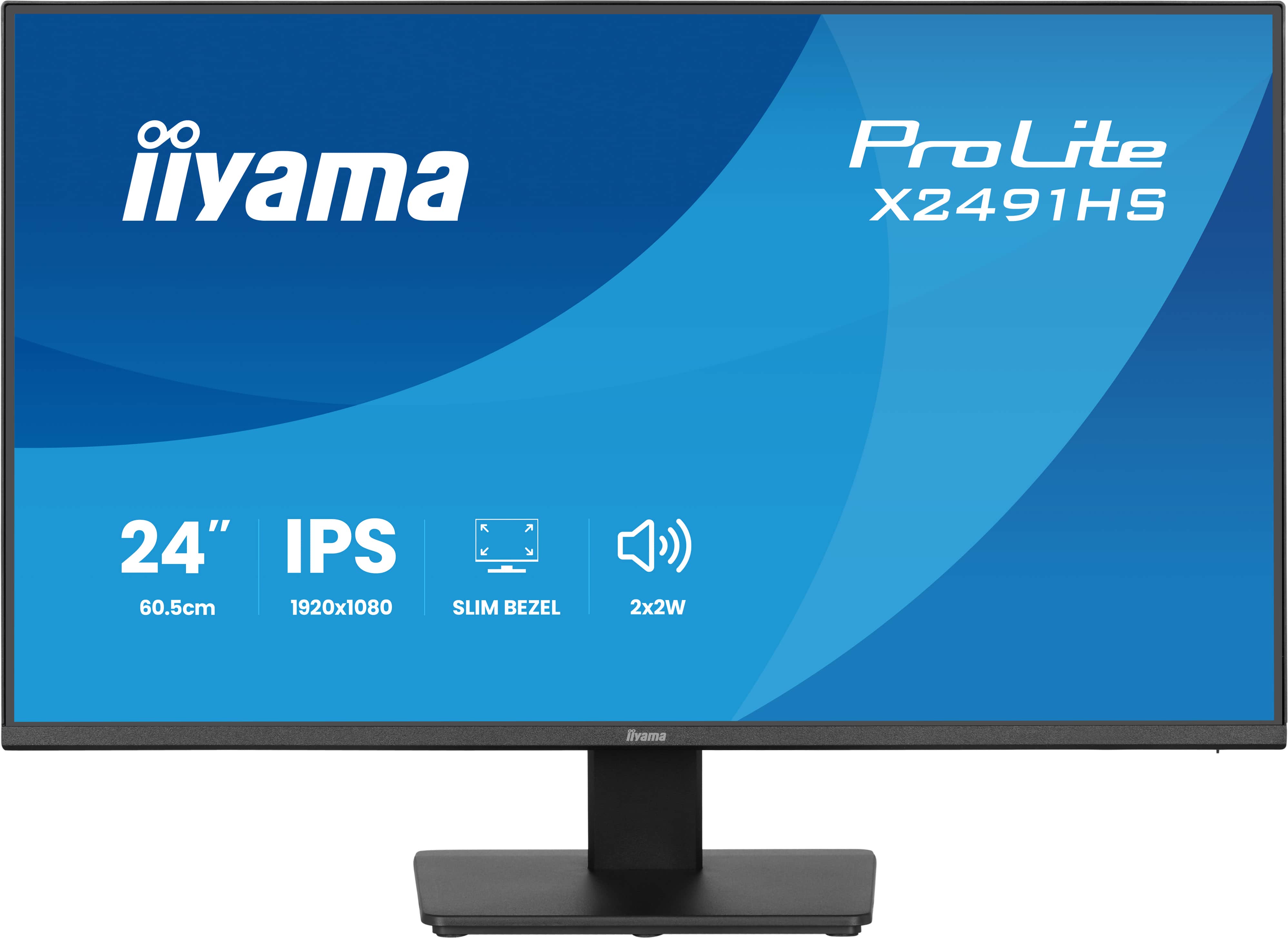 iiyama ProLite/X2491HS-B1/23,8''/IPS/FHD/120Hz/1ms/Čierna/3R