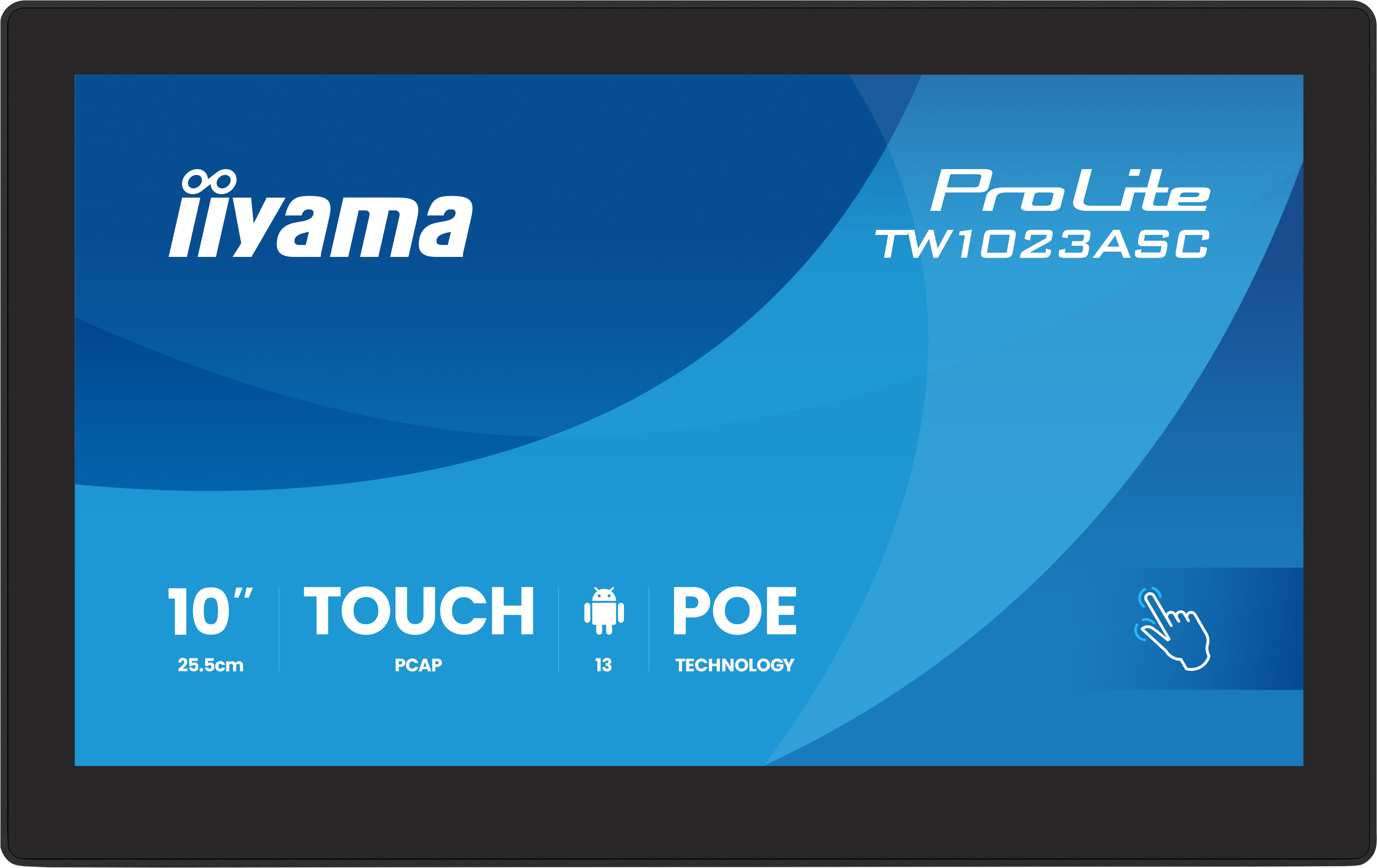 10'' iiyama TW1023ASC-B3P: IPS, HD, ANdroid, cam