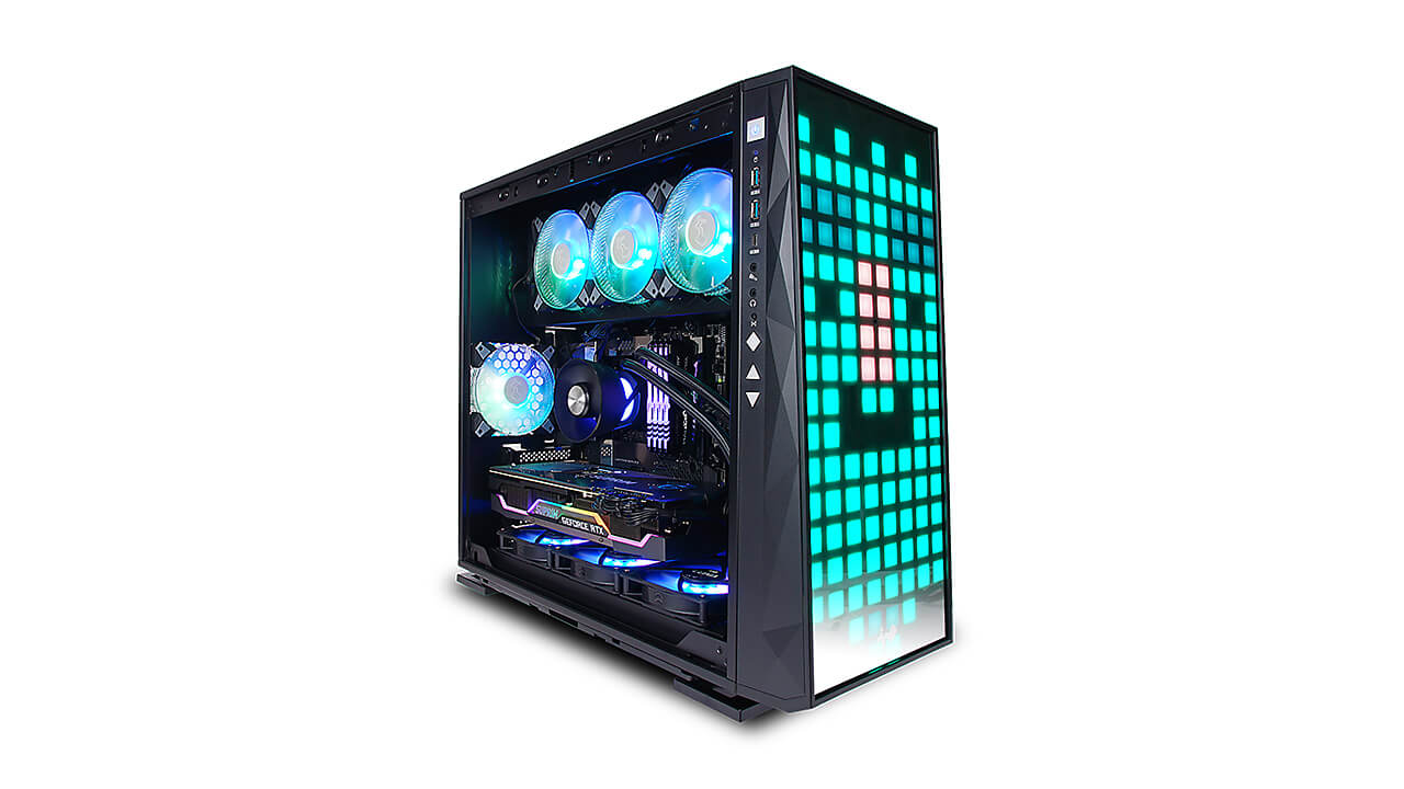 In Win 309/Midi Tower/Transpar./Čierna